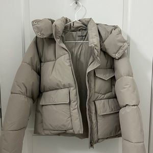 garage puffer jacket :)